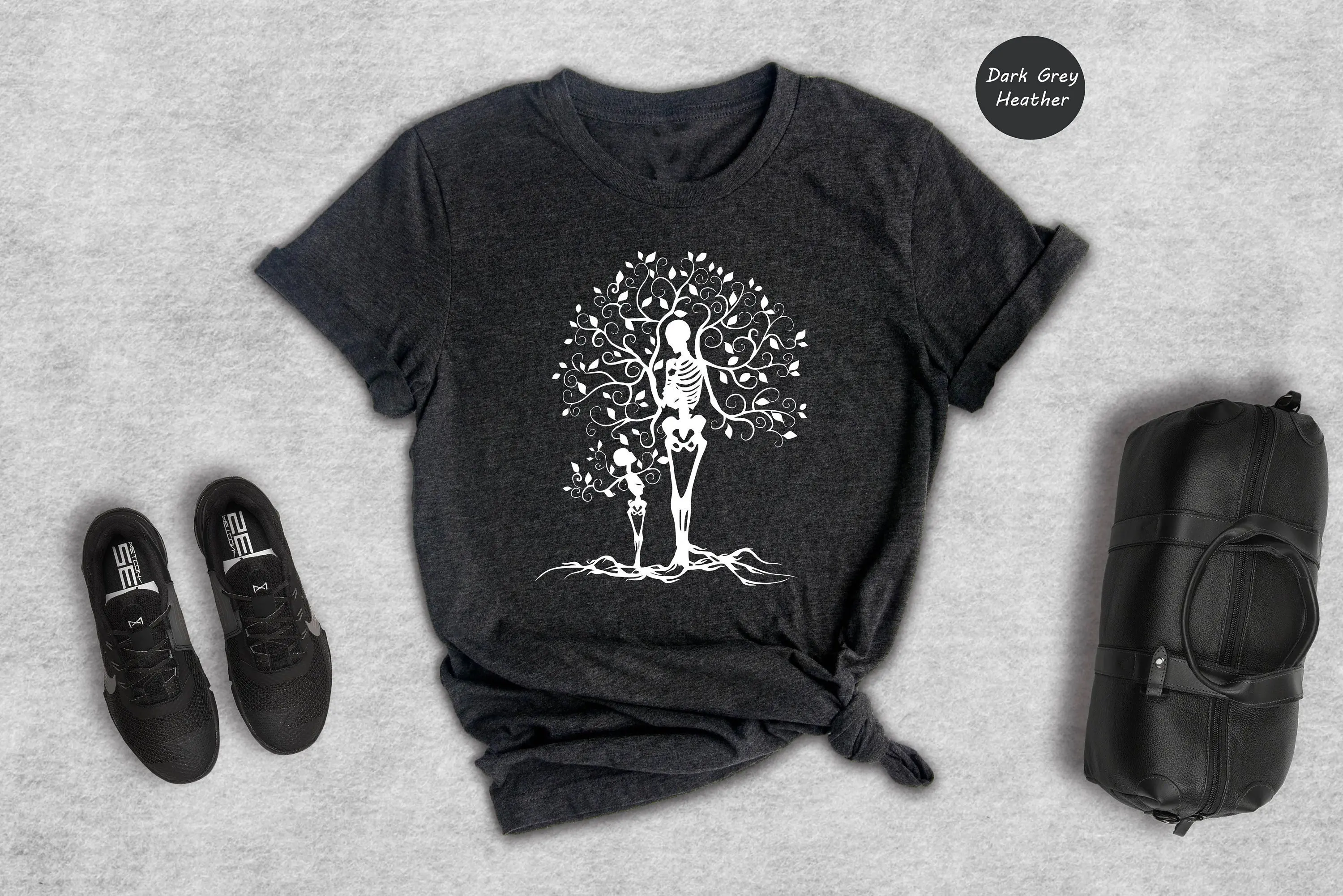 Skeleton Parent Tree T Shirt P - The Plant Parent ulasan dan harga