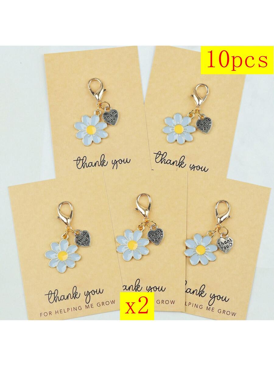 Enamel Daisy Keychains With Th - The Plant Parent ulasan dan harga