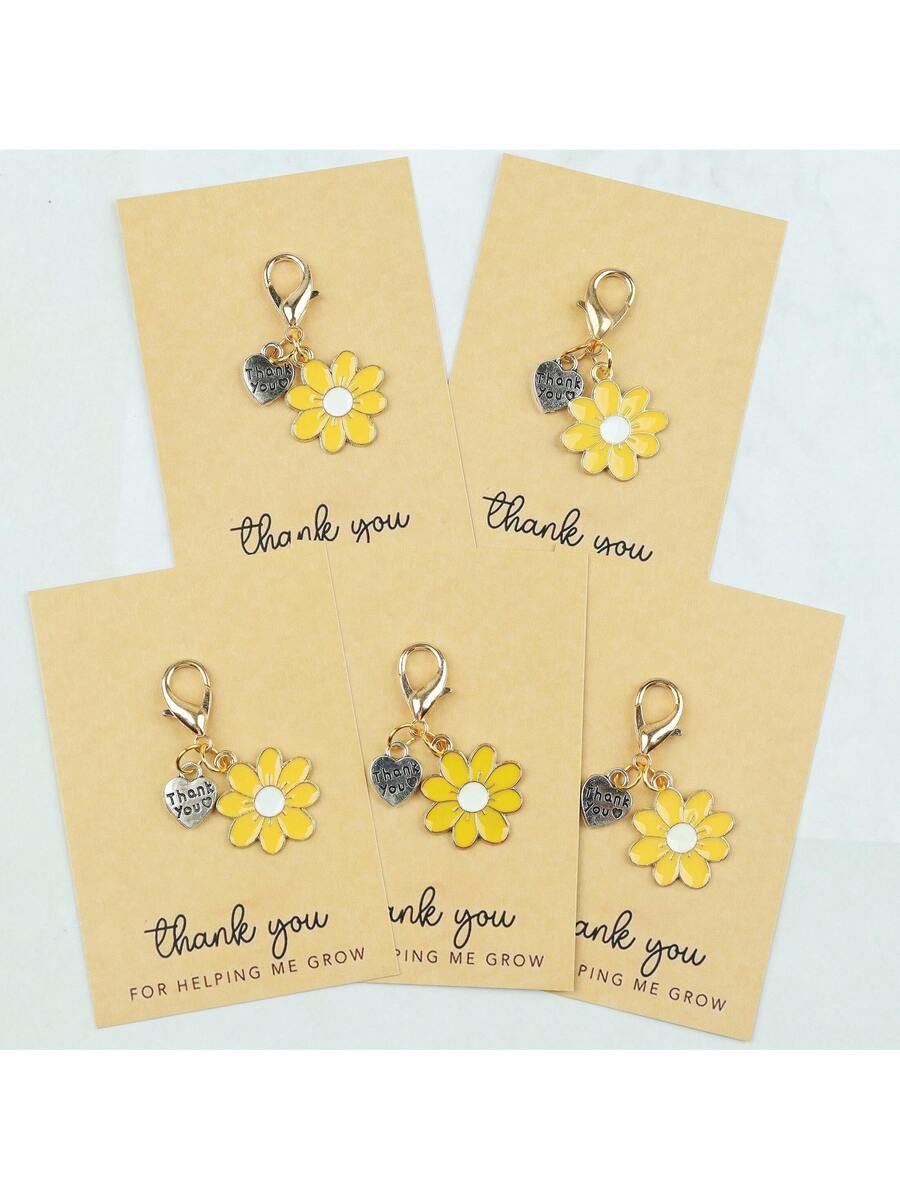 Enamel Daisy Keychains With Th - The Plant Parent ulasan dan harga