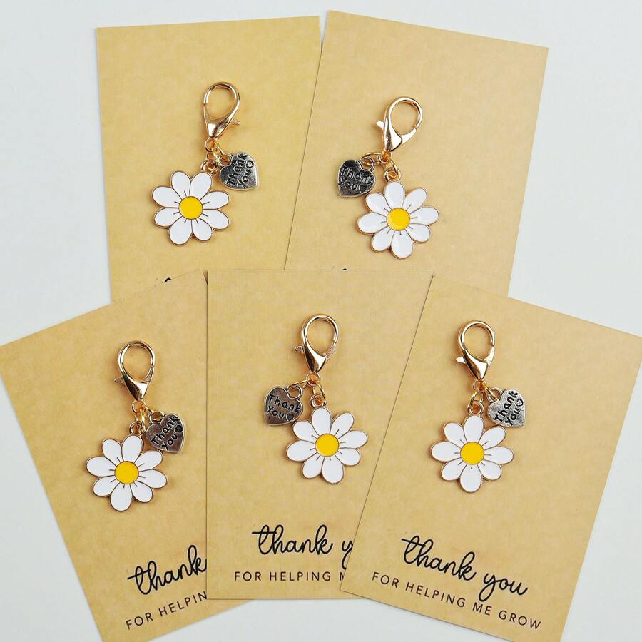 Enamel Daisy Keychains With Th - The Plant Parent ulasan dan harga