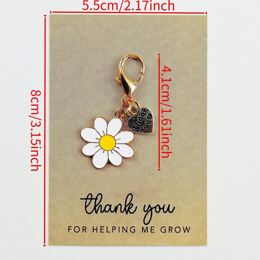 Enamel Daisy Keychains With Th - The Plant Parent ulasan dan harga