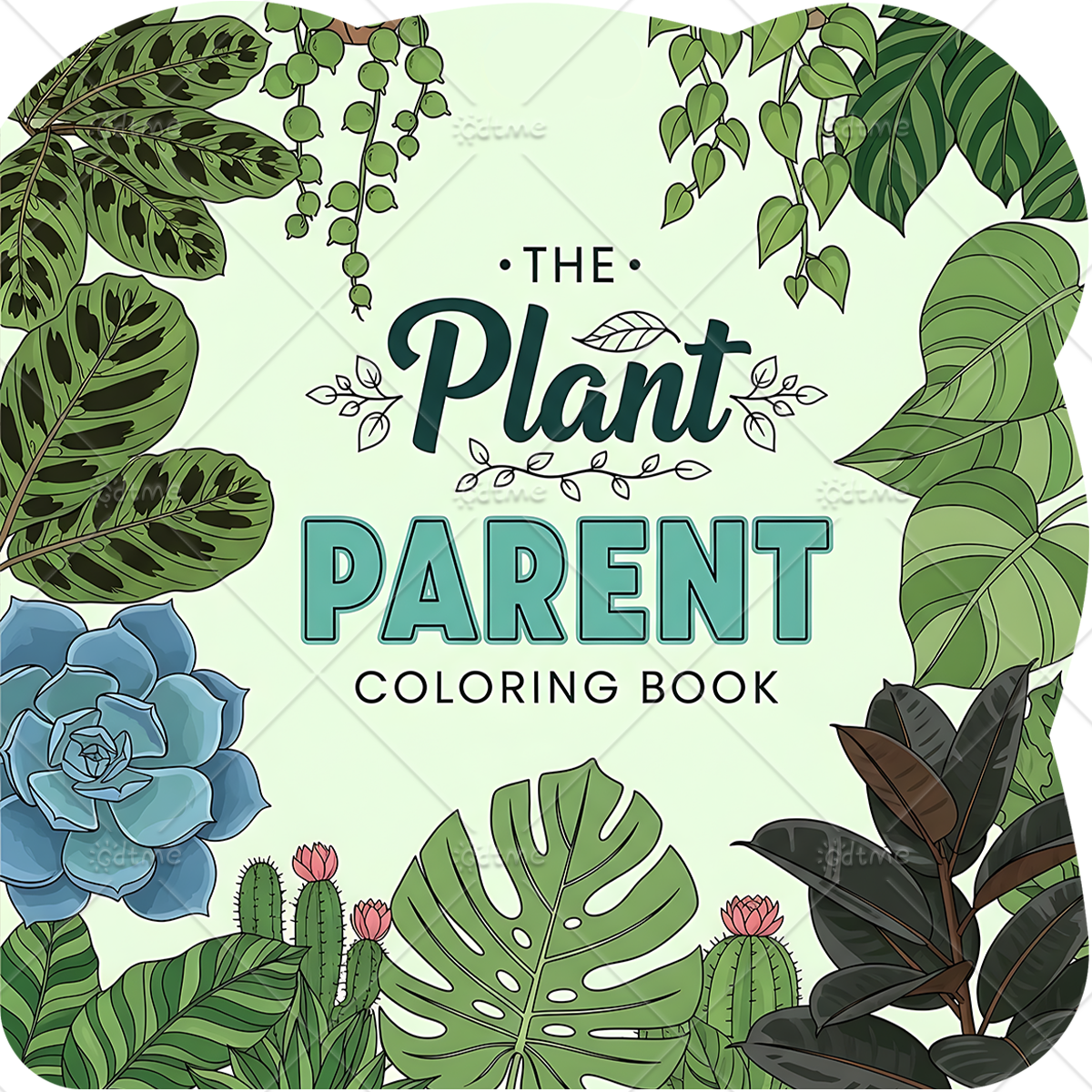 THE Plant PARENTE Coloring Boo - The Plant Parent ulasan dan harga
