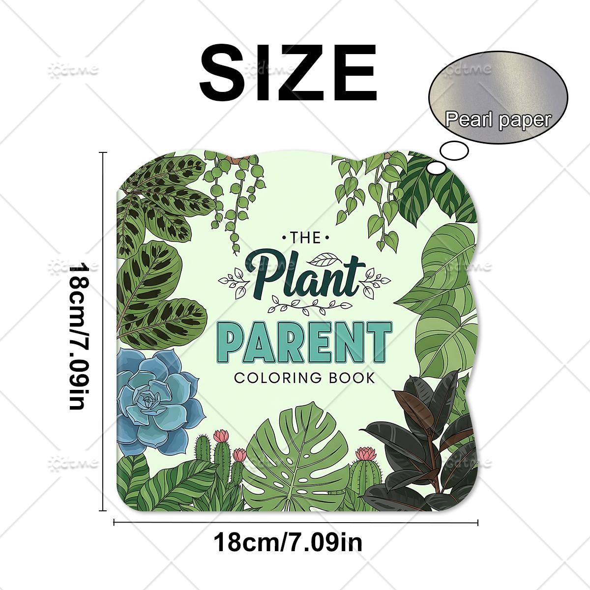 THE Plant PARENTE Coloring Boo - The Plant Parent ulasan dan harga